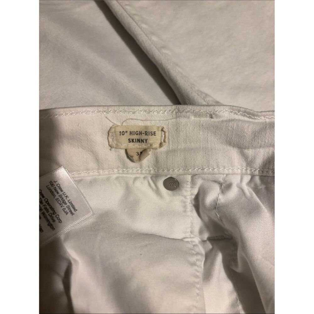 Madewell White Skinny Button-Fly Jeans - Picture 4 of 5